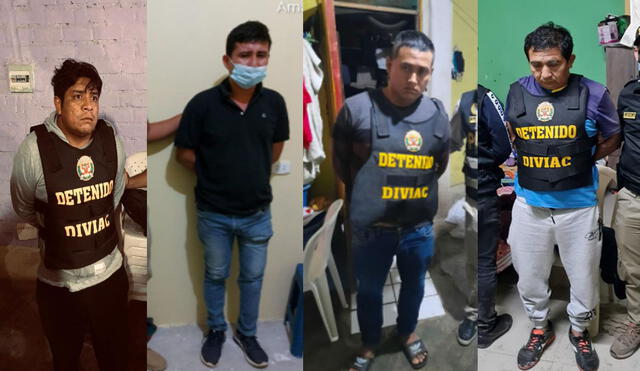 Doce investigados fueron detenidos por el delito de tráfico ilícito de drogas. Foto: La República