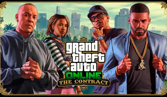 La actualización de GTA Online incluirá a uno de los protagonistas de GTA V y al rapero Dr. Dre. Foto: Rockstar