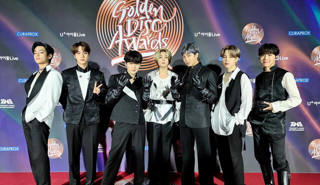 En 2014, el septeto BTS tuvo su primera participación y victoria en los Golden Disc Awards. Foto: GDA