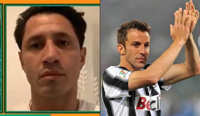 Alessandro Del Piero es la inspiración de Gianluca Lapadula. Foto: captura de Movistar Deportes/AFP