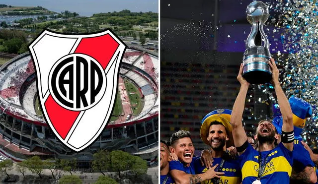 Ambos equipos se enfrentarán en la Supercopa Argentina. Foto: composición/ Andina/ Boca Juniors