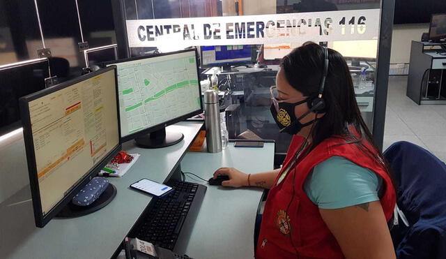 El número de los bomberos para reportar una emergencia es el 116. Foto: Erwin Valenzuela/URPI-LR
