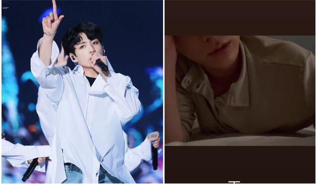 BTS: Jungkook compartió una historia en Instagram cantando. Foto: Composición LR / Imágenes HYPE e IG