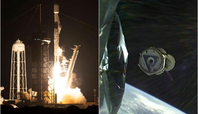 La NASA lanzó a IXPE a bordo de un cohete de Space X este 9 de diciembre. Su misión está destinada a durar dos años. Foto: NASA / Joel Kowsky