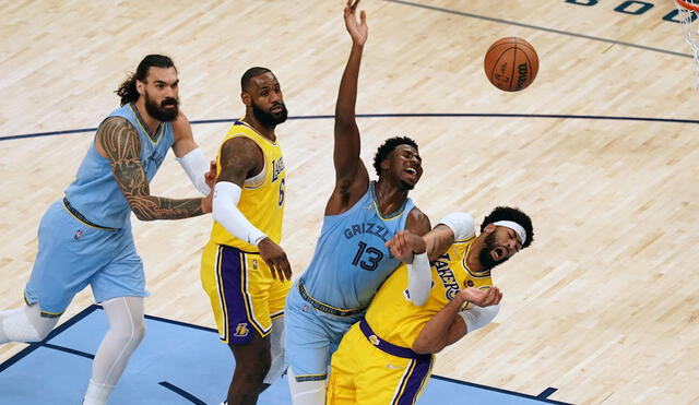 LA Lakers cayó ante Memphis. Foto: EFE.
