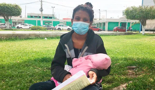 Nina Asenjo mostró su preocupación por la salud de su niña. Foto: La República