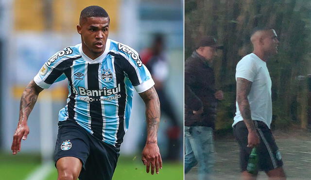 Douglas Costa volvió a Brasil en mayo de este año. Foto: Gremio/Twitter de Lennon Haas