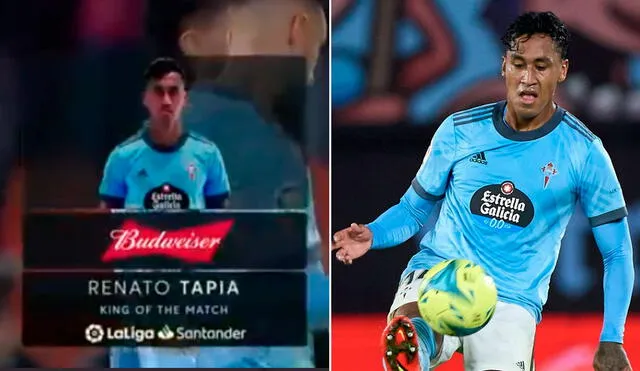 Renato Tapia llegó a Celta de Vigo en la temporada 2020-2021 luego de pasar por la liga de Países Bajos. Foto: composición/capturas de ESPN