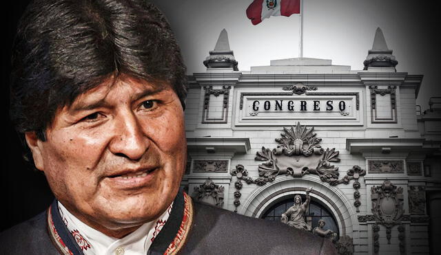 Evo Morales fue declarado persona no grata por la Comisión de Relaciones Exteriores del Congreso. Foto: composición/ Fabrizio Oviedo.