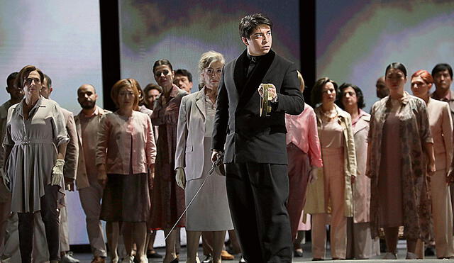 Maestro. Iván Ayón Rivas en una escena de Macbeth. Cosechó vivos aplausos del público. Foto: difusión
