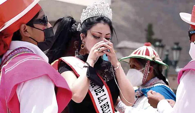 n nombre de la tradición. El baile del Camile consiste en tomar chicha de un solo vaso o qero. Lamentablemente eso ocurrió en el valle del Colca.