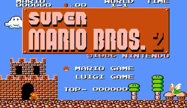 La verdadera secuela te permitía elegir entre Mario y Luigi. Foto: captura de YouTube