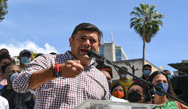 Freddy Superlano ahora respalda la candidatura de Sergio Garrido de cara a la nueva cita electoral en Barinas. Foto: AFP