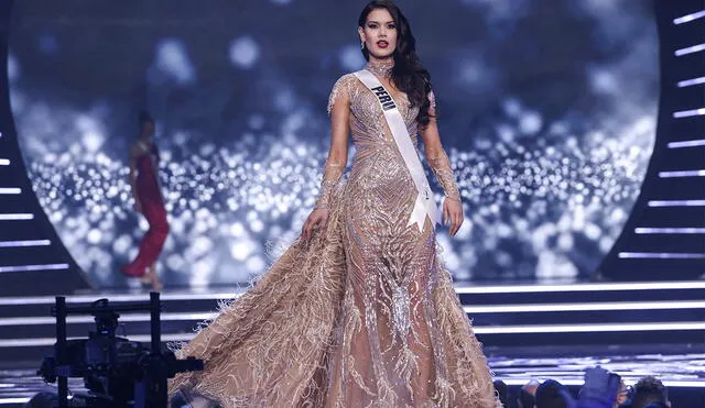 En la gala número 70 del Miss Universo el Perú es representado por Yely Rivera . Foto: Menahem KAHANA / AFP