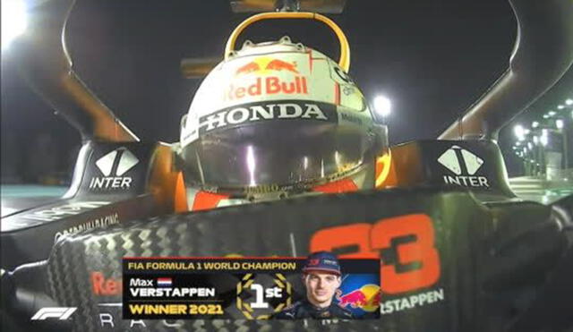 Max Verstappen perdía el título contra Hamilton hasta antes de la última vuelta. Foto: captura de Star Action