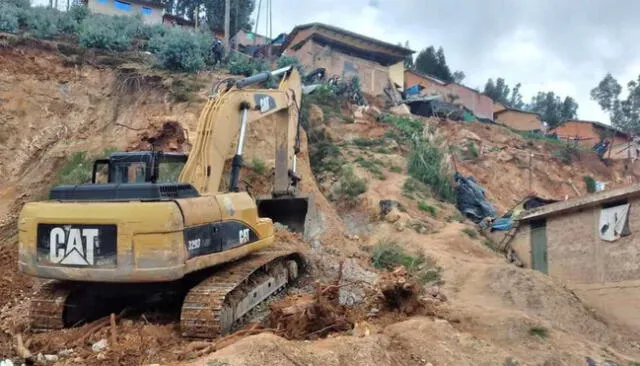 Comuna de Sánchez Carrión y pobladores han elaborado un acta para realizar trabajos y frenar los deslizamientos. Foto: Prensa MSC