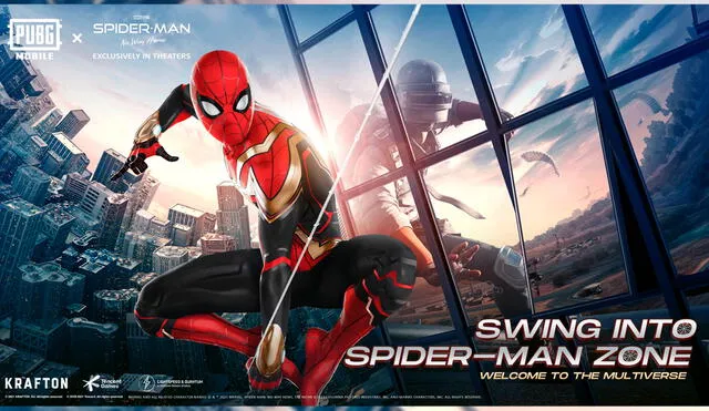 Se espera que Krafton y Tencet revelen más detalles sobre el evento crossover PUBG × Spider-Man: no way home, evento que traería ítems temáticos del Hombre Araña. Foto: PUBG Mobile