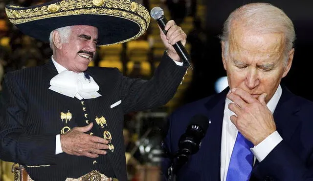 El presidente Joe Biden destacó el legado de Vicente Fernández tras su fallecimiento. Foto: composición/Revista semanal/Jonathan Ernst