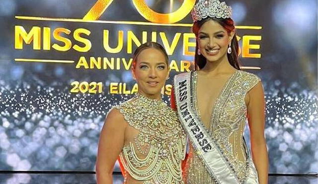 Adamari López junto a la nueva Miss Universo 2021. Foto: Adamari López/ Instagram