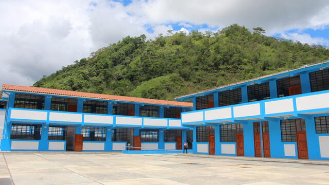 Moderno complejo educativo de San José del Alto beneficiará a escolares de zona rural de Jaén y San Ignacio. Foto: Gobierno Regional de Cajamarca.
