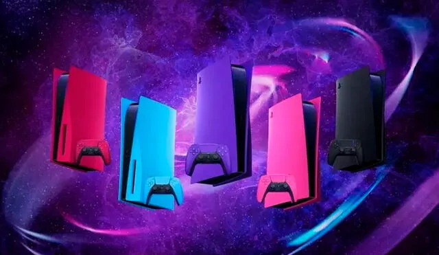 Las nuevas carcasas para PlayStation 5 se lanzarán en todo el mundo a partir de enero 2022. Foto: PlayStation