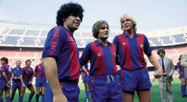 Con Barcelona, Maradona ganó la Copa del Rey, Copa de la Liga y la Supercopa de España. Foto: EFE