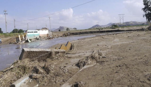 Obra plantea llevar agua para los cultivos de unos 200 agricultores de la zona rural de Chimbote. Foto: Áncash Noticias.