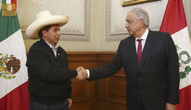 Castillo y López Obrador se reunieron en septiembre durante la cumbre Celac en Ciudad de México. Foto: Presidencia de México