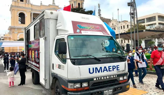 Vacunamóvil ya ha sido usado por las autoridades desde que comenzó la vacunación. Foto: Geresa