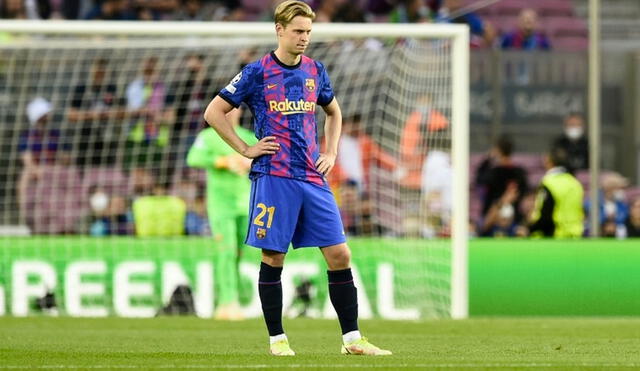 Frenkie de Jong llegó al Barcelona procedente del Ajax. Foto: AFP