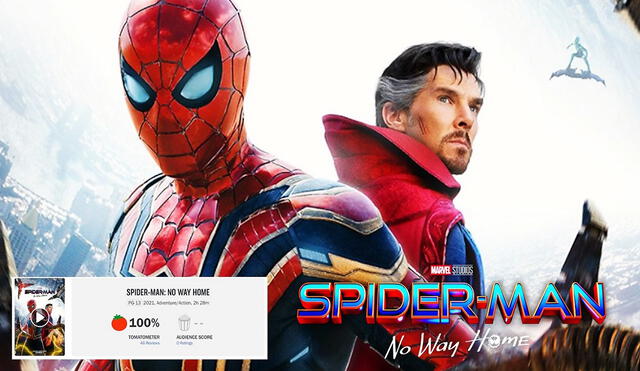 La premiere de Spider-Man: no way home se realizó el último 13 de diciembre. El estreno será el 16 del mismo mes. Foto: composición/Sony/Marvel/Rotten Tomatoes