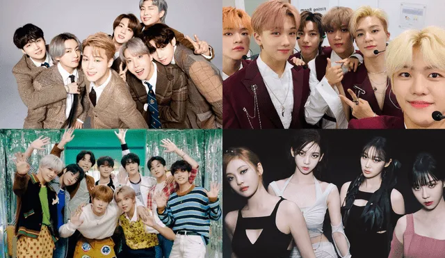 BTS, NCT, aespa y más grupos K-pop acumulan la mayor cantidad de triunfos en los programas musicales de Corea del Sur. Foto: composición La República/BIGHIT/SMTOWN