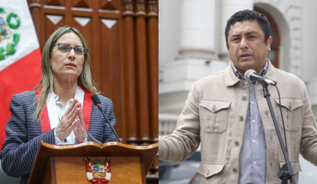 María del Carmen Alva: Guillermo Bermejo presentó moción de censura en contra de la presidenta del Congreso. Foto: Composición LR