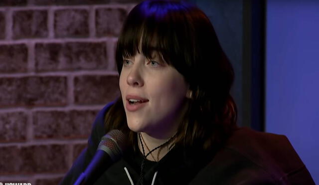 Billie Eilish luchó contra la enfermedad durante 2 meses. Foto: The Howard Stern Show