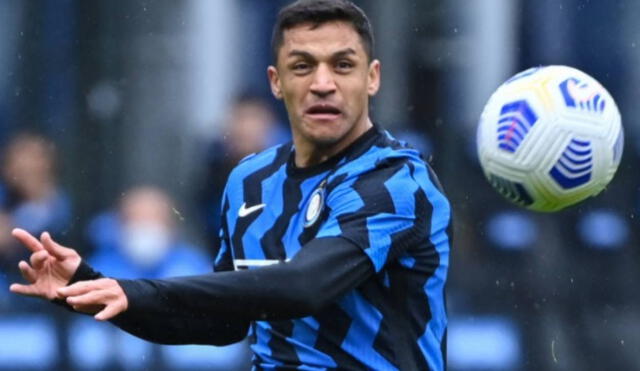 Alexis Sánchez juega en el Inter desde mediados del 2019. Foto: AFP