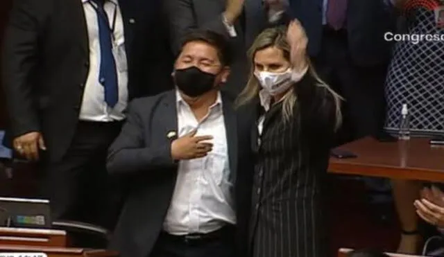 El ex titular del gabinete ministerial saludó que no procediera la censura contra María del Carmen Alva. Foto: captura de Congreso TV