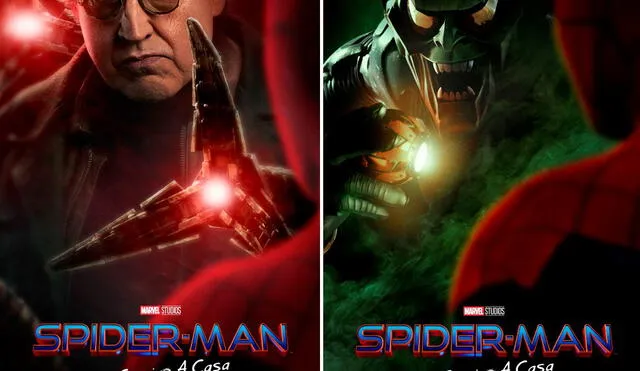 El Doctor Octopus y el Duende Verde son algunos de los villanos que veremos en Spider-Man: no way home. Foto: composición/Facebook/@ElHombreAranaOficial