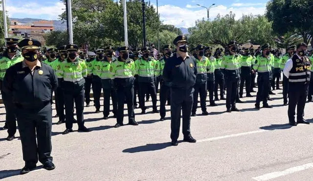 Cajamarca es una de las ciudades más seguras del país con 7.8 de victimización, según los indicadores del INEI. Foto: PNP Cajamarca