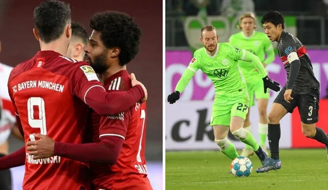 Bayern Múnich y Wolfsburgo juegan este viernes a las 2.30 p. m. (hora peruana). Foto: composición LR/Bundesliga
