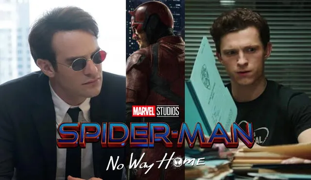Matt Murdock, alias Daredevil, apareció en los primeros minutos de Spiderman no way home y confirmó el retorno de Charlie Cox al personaje. Foto: composición/Netflix/Marvel