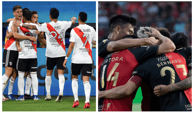 River Plate vs. Colón se medirán en el duelo futbolístico por la final Trofeo de Campeones. Foto: composición EFE/Twitter