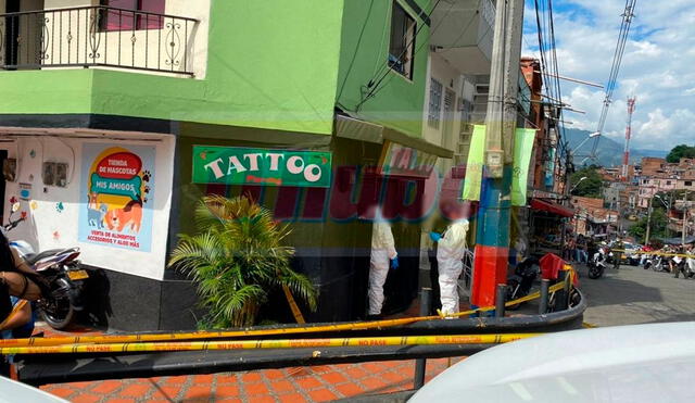 Las labores judiciales estuvieron a cargo de agentes del CTI de la Fiscalía. El caso es materia de investigación. Foto: qhubomedellin