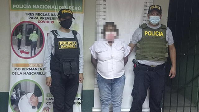La detenida fue conducida a la Comisaría Pillcopata en Paucartambo y posteriormente trasladada a la Policía Judicial de Cusco para ponerla a disposición del Poder Judicial. Foto: PNP