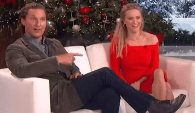 Matthew McConaughey revela que estuvo enamorado de Reese Witherspoon. Foto: The Ellen Degeneres Show