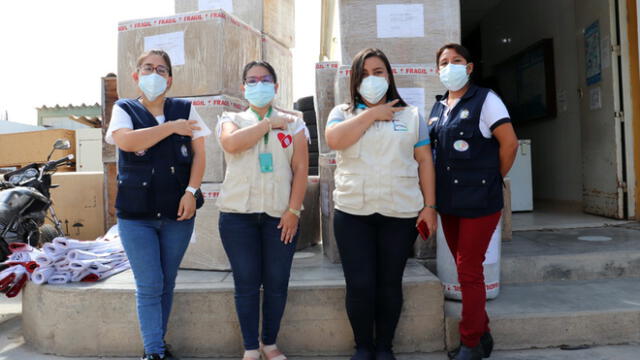 Equipos donados servirán para complementar campaña de vacunación contra la COVID-19 en Lambayeque. Foto: Geresa.