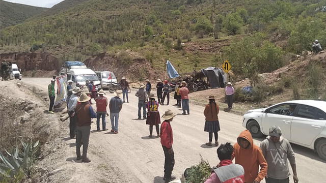 Conflicto en corredor minero de la provincia de Chumbivilcas se arrastra desde hace un mes. Foto: dirigente de Chumbivilcas