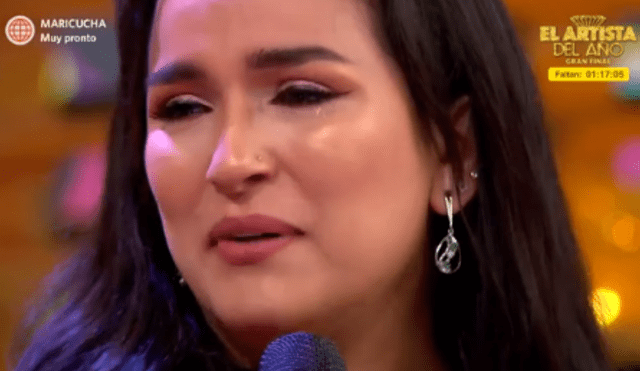 Daniela Darcourt llora al recordar momentos con su mamá: “Éramos muy pobres”. Foto: América TV.