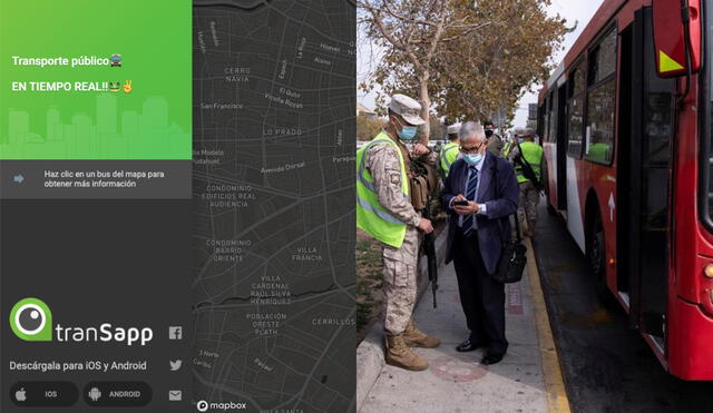 Conoce la aplicación que responde a las demoras del transporte público en la segunda vuelta electoral en Chile. Foto: composición LR/captura de pantalla/EFE.
