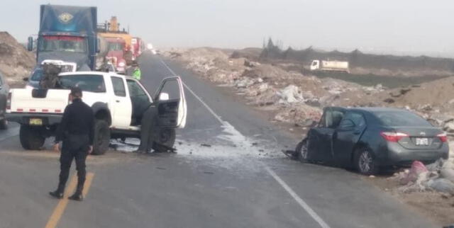 El accidente se registró al promediar las cinco de la mañana del pasado sábado 18 de diciembre. Foto: PNP