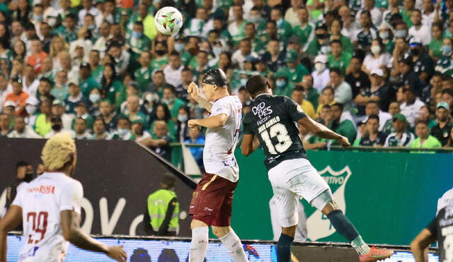 Deportivo Cali y Tolima igualaron en la primera final de la Liga BetPlay 2021. Foto: @cdtolima